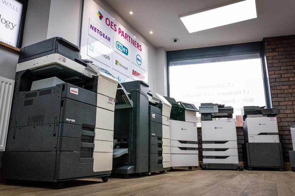 Business Photocopiers in our showroom